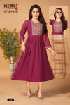 Sindoor By Dee Cee Palin Georgette Kurtis Wholesale Market In Surat With Price